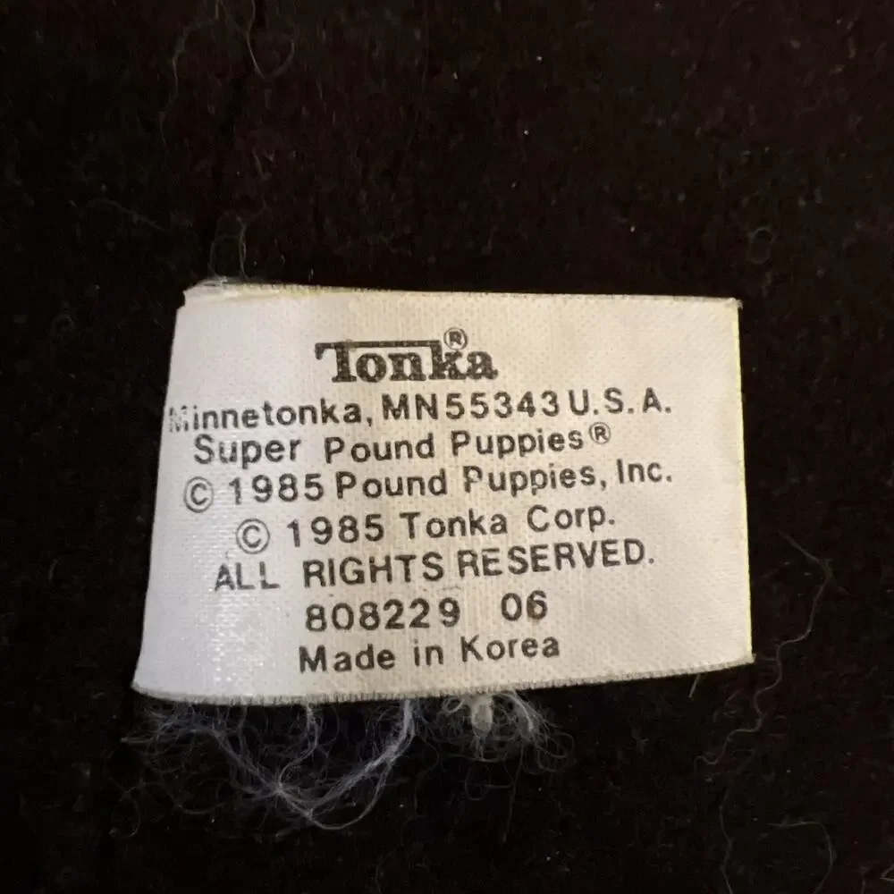 Vtg 1985 Tonka Pound Puppy Large 17